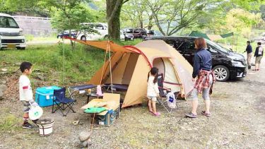 【軌跡７話】アメニティドームで初キャンプだけど…潮干狩り行ったかも