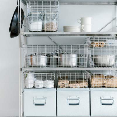 洗った食器どうしてる ワイヤーバスケットと使えそうな小物たち キャンプかも