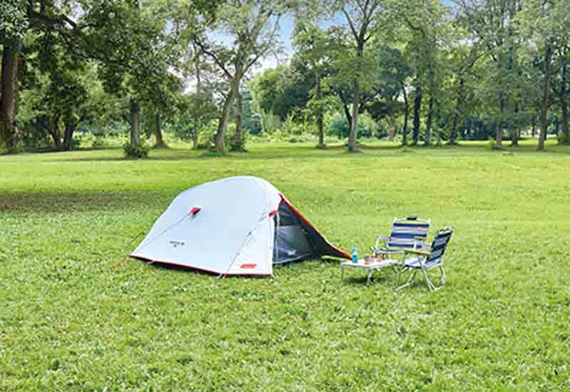 クイックアップドームコールマンの簡単設営１〜２人用テント│キャンプかも⁉︎