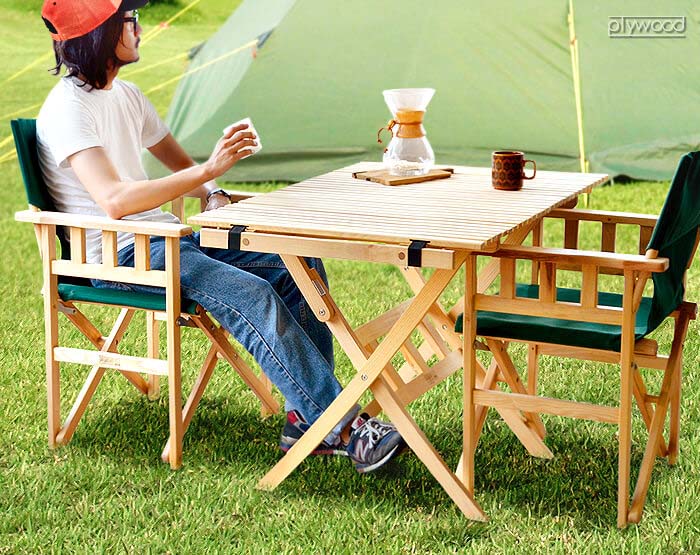 バイヤーパンジーンロールトップテーブル】木製のハイスタイルテーブル 